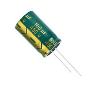 Accessoires électroniques 5 pièces/lot 450V100UF haute fréquence basse impédance 100UF 450V 18 * 30mm 20% condensateur électrolytique radial en aluminium 100000NF 20% Appareils électroniques