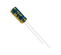 Accessoires électroniques 50 pcs/lot 50V10UF 50 V 10 UF 5 * 11 MM faible ESR/impédance condensateur électrolytique en aluminium haute fréquence 50 V 10 UF 5 * 11 MM Appareils électroniques
