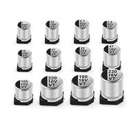 Accessoires électroniques 50 pièces Condensateur Électrolytique En Aluminium SMD 6.3V 10V 16V 25V 35V 50V 100V 0.47UF 1UF 10UF 22UF 68UF 100UF 220UF 470UF 1000UF Appareils électroniques (Size : 35V47