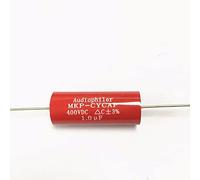 Accessoires électroniques 50 pièces MKP 400V1UF 1UF 400V condensateur AXIAL de qualité Audio for amplis guitare à lampes Appareils électroniques