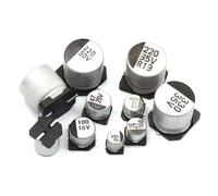 Accessoires électroniques 500 pièces Condensateur Aluminium 6.3V 10V 16V 25V 35V 50V 1UF 2.2UF 4.7UF 10UF 47UF 100UF 220UF 330UF 470UF 680UF Appareils électroniques (Size : 16V220UF 8x6MM)
