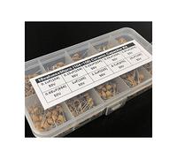 Accessoires électroniques 500pcs 10Valuesx50 0.1uF ~ 10uF Condensateur céramique multicouche/monolithique kit assorti avec boîte de rangement Appareils électroniques