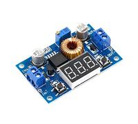 Accessoires électroniques 5pcs XL4015 haute puissance 5A 75W DC-DC Module de chargeur abaisseur réglable convertisseur abaisseur LED pilote avec voltmètre rouge Appareils électroniques