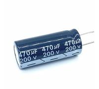 Accessoires électroniques 6~10 pcs/lot 200 v 470 UF 200 v 470 UF condensateur électrolytique en aluminium taille 18 * 40 20% Appareils électroniques (Size : One Size)