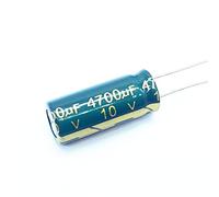 Accessoires électroniques 6 pièces 10v 4700UF condensateur électrolytique en aluminium haute fréquence à faible ESR/impédance taille 10x25mm 10v 4700UF Appareils électroniques