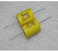 Accessoires électroniques Condensateur à Film de Division de fréquence à broche axiale en cuivre mkt250v10uf106j, 1 pièce Appareils électroniques