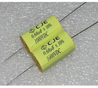 Accessoires électroniques Condensateur à Film ultrasonique à pied en cuivre, 1000V0.68 UF 1000VDC0.68 MFD, 1 pièce Appareils électroniques