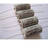 Accessoires électroniques Condensateur de musique 250V 50UF, Machine biliaire, filtrage cathodique axial, condensateur Antique, 1 pièce Appareils électroniques