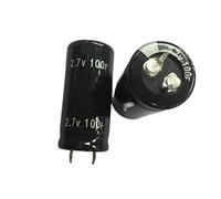 Accessoires électroniques Condensateur d'origine 2 pièces 2.7V 100F 2.7V100F 22 * 45mm 25 * 50mm condensateur Farad Appareils électroniques