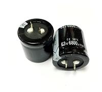 Accessoires électroniques Condensateur électrolytique 1 pièces 6800UF 63V condensateur électrolytique en aluminium 63V6800UF 30 * 30MM Appareils électroniques (Size : One Size)