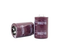 Accessoires électroniques Condensateur électrolytique 20PCS-2PCS 50V 22000UF 22000UF 50V Condensateurs électrolytiques Taille: 35X50MM Appareils électroniques (Size : 20PCS)