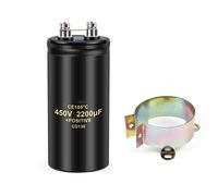 Accessoires électroniques Condensateur électrolytique à boulon 450V2200UF 50x105mm Condensateurs à vis CD136 CE105 ℃ avec support 2000 heures 1 pièces Appareils électroniques
