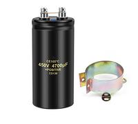 Accessoires électroniques Condensateur électrolytique à boulon 450V4700UF 76x130mm Condensateurs à vis CD136 CE105 ℃ avec support 2000 heures 1 pièces Appareils électroniques