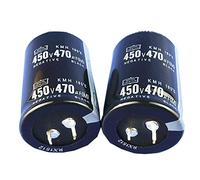 Accessoires électroniques Condensateur électrolytique Audio 450V 100UF 150UF 180UF 330UF 470UF 820UF 1000UF for amplificateur HiFi Audio haute fréquence basse ESR Appareils électroniques (Size : 450V
