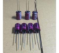 Accessoires électroniques Condensateur électrolytique Audio à pied en cuivre II 25V DC 47UF, 10 pièces Appareils électroniques