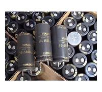 Accessoires électroniques Condensateur électrolytique Audio personnalisé, 50V, 5600UF, mat, Lear, mot doré, 1 pièce Appareils électroniques