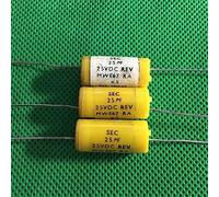 Accessoires électroniques Condensateur électrolytique cathodique en bakélite Antique SEC 25V 25UF, 1 pièce Appareils électroniques