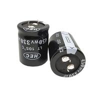 Accessoires électroniques Condensateur électrolytique en aluminium 2 pièces 450V330UF 25X50 capacité de condensateurs à faible résistance ESR haute fréquence basse Appareils électroniques