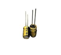 Accessoires électroniques Condensateurs 10 pièces/100 pièces 47 uF 50 V 6.3x11mm 50V47 uF Audio HiFi condensateur électrolytique Appareils électroniques (Size : 100pcs)