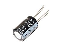 Accessoires électroniques Condensateurs 10 pièces 450V 22UF 22UF 450V condensateur électrolytique en aluminium 450 V/22 UF taille 13 * 21mm condensateur électrolytique Appareils électroniques