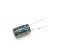 Accessoires électroniques Condensateurs 10 pièces condensateur électrolytique en aluminium 100 uf 100 V 10 * 17mm condensateur électrolytique radial haute fréquence Appareils électroniques