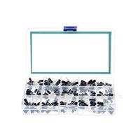 Accessoires électroniques Condensateurs 200 pcs/lot ensemble de condensateurs radiaux 15 valeurs 0.1 UF-220 UF Kit d'assortiment de condensateurs électrolytiques 10 V/16 V/25 V/50 V paquet de condensa