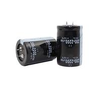 Accessoires électroniques Condensateurs 2PCS-12PCS 200V2200uf Condensateur Électrolytique Radial 2200UF 200V 35x50mm Appareils électroniques (Size : 12PCS)
