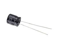 Accessoires électroniques Condensateurs 50 PCS/LOT 25 V 100 UF 6 * 7 haute fréquence basse impédance condensateur électrolytique en aluminium 100 uf 25 v Appareils électroniques