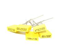 Accessoires électroniques Condensateurs 50 pcs/lot kit de condensateur de Correction de Film polypropylène 1nF-0.47 uF ensemble de composants paquet de condensateur de bloc jaune Appareils électroniqu