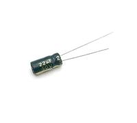 Accessoires électroniques Condensateurs 50pcs Condensateur électrolytique en aluminium 22uF 50V 5 * 11 105C Condensateur électrolytique Appareils électroniques