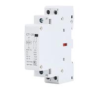 Accessoires électroniques Contacteur 1 pièces ct1-25 2p 25a 220V/230V 50/60Hz Din Rail ménage AC contacteurs modulaires 2no 2nc ou 1no 1nc électricité industrielle Appareils électroniques (Color : 25