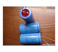 Accessoires électroniques Démonter le condensateur Antique à broche en cuivre, série 40vac85uf 54d, Machine Gall Appareils électroniques