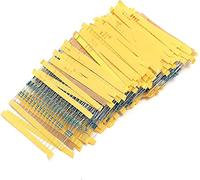 Accessoires électroniques Kit condensateur 2600 pièces 130 valeurs 1/4W 0.25W 1% résistances à film métallique ensemble de Kit d'assortiment Lot de résistances Kits d'assortiment condensateurs fixes c