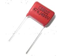 Accessoires électroniques Kit condensateur 50pcs Condensateur 400 v474j 0.47 UF CBB22 capacité 15 mm des condensateurs The Foot Appareils électroniques
