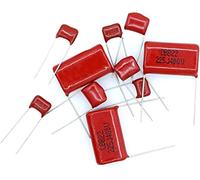 Accessoires électroniques Kit condensateur CBB Condensateur 100V 63v 250V 400V 630V 104J 0.1uf 100nF 105 2.2UF P = 5 10 15 20 25MM 10 pièces condensateurs Appareils électroniques