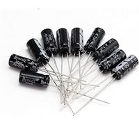 Accessoires électroniques Kit condensateur Condensateurs électrolytiques en aluminium 10pcs 25V 50V 100V 450V Condensateur 10UF 220UF 1000UF 3300UF DIY Condensateurs électrolytiques fixes (Taille : 4