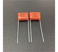 Accessoires électroniques Kit de condensateur 10pcs Condensateur CBB 334 250V 334K 0.33uF 330nF P10 CL21 Condensateurs à film polypropylène métallisé Appareils électroniques
