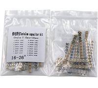 Accessoires électroniques Kit de condensateur 15 Valuesx10pcs = 150pcs Case et B Case Kits de condensateurs au tantale 1uf-220uf KIT condensateurs Appareils électroniques