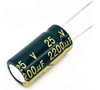 Accessoires électroniques Kit de condensateur 20 pcs/lot H203 25 V 2200 UF faible ESR/impédance haute fréquence condensateur électrolytique en aluminium 25 v2200 uf taille 10*20 2200 UF25 V 20 % conde