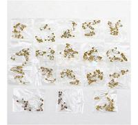 Accessoires électroniques Kit de condensateur 360pcs 18Valuesx20Pcs Pack de condensateurs 5pF ~ 820pF 50V Condensateurs céramiques multicouches Kit d'assortiment de condensateurs Appareils électroniqu