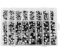 Accessoires électroniques Kit de condensateur 400 pcs/lot 1 uF-1000 uF condensateur électrolytique Kit assorti 24 valeurs 10 V-50 V SMD condensateur électrolytique en aluminium 4.7 uf 10 uf 22 uf cond
