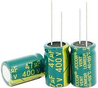 Accessoires électroniques Kit de condensateur 500 pcs ~ 50 pcs/lot 400V47UF 47UF 400V condensateur électrolytique cristal haute fréquence Volume 16X25MM condensateurs Appareils électroniques (Size :