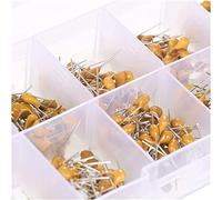 Accessoires électroniques Kit de condensateur 500pcs / lot Kit d'assortiment de condensateurs céramiques multicouches 10Valeurs * 50pcs 0.1uF-10uF 50V Condensateurs céramiques Set Pack condensateurs A