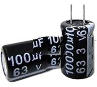 Accessoires électroniques Kit de condensateur 50pcs Condensateur 63 v100uf 100 uf63v Condensateur électrolytique en aluminium authentique Spécification: 8 * 12 condensateurs Appareils électroniques