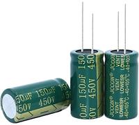 Accessoires électroniques Kit de condensateur 5PCS 450V150UF 150UF 450V Condensateur électrolytique haute fréquence Volume 18 * 35MM Condensateurs 18 * 30MM Appareils électroniques