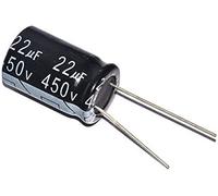 Accessoires électroniques Kit de condensateur d'accessoires électroniques 50 pièces 450V 22UF condensateur électrolytique 22UF 450V 13 * 20mm 13MM * 20MM condensateurs Appareils électroniques