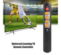 Accessoires électroniques pour maison intelligente, télécommande d'apprentissage à 6 boutons jaunes, copie à partir de la télécommande IR pour TV Box STB DVD DVB VCR