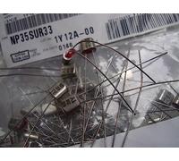 Accessoires électroniques Type NP 35 V 0,33 UF bipolaire à tête rouge, coque en cuivre, film argenté, condensateur sans électrode Ta. 10 pièces Appareils électroniques