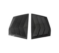 Accessoires en ABS pour Honda City 2014-2018 : Cache-aérateur latéral de Lunette arrière, volet de Ventilation, Prise d'air. Persiennes de fenêtre latérale(Carbon Look)