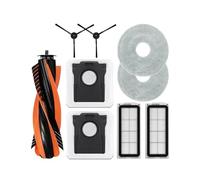 Accessoires en tissu de vadrouille de filtre de sac à poussière de brosse latérale de rouleau principal, compatibles avec Cecotec Conga X70, pièces d'aspirateur Robot(Set1-9pcs)